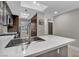 Modern kitchen with stainless steel appliances and white countertops at 220 E Flamingo Rd # 426, Las Vegas, NV 89169