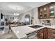 Modern kitchen with breakfast bar open to living area at 220 E Flamingo Rd # 426, Las Vegas, NV 89169