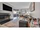 Spacious living room with fireplace and access to balcony at 220 E Flamingo Rd # 426, Las Vegas, NV 89169