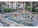 Serene waterfall feature in a lush green landscape at 220 E Flamingo Rd # 426, Las Vegas, NV 89169