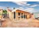 Unfinished patio and backyard with potential at 2256 Sabroso St, Las Vegas, NV 89156