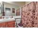 Clean bathroom with shower/tub combo and updated vanity at 2671 Colina Bella Ct, Las Vegas, NV 89142