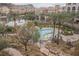 Resort-style pool with surrounding landscaping at 29 Montelago Blvd # 337, Henderson, NV 89011