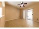 Dining room with tile floors and sliding glass door access to the patio at 2915 Rippling Springs St, Laughlin, NV 89029