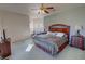 Comfortable main bedroom with lots of space, nice furniture, good lighting, and nice carpeting at 3821 S Tumbleweed Ave, Pahrump, NV 89048