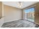 Dining area with sliding glass door and access to backyard at 5040 Sublight Ave, Las Vegas, NV 89108