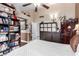 Main bedroom with large closet and built-in shelving at 6442 Cedar Breaks Ave, Las Vegas, NV 89156