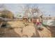Spacious backyard with lush trees at 6443 Silverfield Dr, Las Vegas, NV 89103
