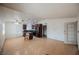Open floor plan showcases a view of the kitchen from the bright living area at 6443 Silverfield Dr, Las Vegas, NV 89103