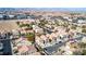 Nice aerial view of a home in a well-maintained neighborhood with convenient access to shopping and restaurants at 8736 Summoners Ct, Las Vegas, NV 89139