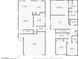 Two-story home floor plan, showing a spacious layout with multiple bedrooms and bathrooms at 8736 Summoners Ct, Las Vegas, NV 89139