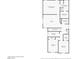 Two-story home floor plan, showing bedrooms, bathrooms and a loft at 8736 Summoners Ct, Las Vegas, NV 89139