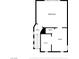 Third floor plan displaying layout of a bedroom and bathrooms at 9733 Bonanza Creek Ave, Las Vegas, NV 89148