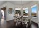 Sunlit dining area with backyard views at 10000 Cresent Mesa Ln, Las Vegas, NV 89145