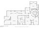 Upstairs floor plan view showing primary bedroom suite with bathrooms, walk-in closets and balconies at 10000 Cresent Mesa Ln, Las Vegas, NV 89145