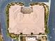 Overhead view of building's roof and surrounding parking areas at 19 Via Visione # 204, Henderson, NV 89011