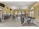 Fitness center with various exercise equipment and mirrors at 19 Via Visione # 204, Henderson, NV 89011