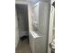 Stackable washer and dryer in a small laundry room at 1905 Weldon Pl, Las Vegas, NV 89104