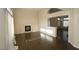 Living room with fireplace and views to other rooms at 3390 Syvella Ct, Las Vegas, NV 89117