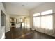 Open-concept living room overlooking the kitchen and island at 3390 Syvella Ct, Las Vegas, NV 89117