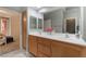 Double vanity bathroom with access to bedroom at 3975 N Hualapai Way # 266, Las Vegas, NV 89129