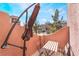 Private patio with table and chairs, perfect for outdoor dining at 3975 N Hualapai Way # 266, Las Vegas, NV 89129