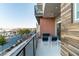 Relaxing balcony with patio seating overlooking the neighborhood at 4269 Solace St # 0, Las Vegas, NV 89135
