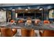 Entertaining bar with outdoor views, comfortable seating, and a modern design at 4269 Solace St # 0, Las Vegas, NV 89135