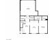 Floorplan showcasing the layout of a home with the dimensions of each room throughout at 4269 Solace St # 0, Las Vegas, NV 89135