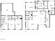 Floorplans showcasing the layout of a home with the dimensions of each room throughout at 4269 Solace St # 0, Las Vegas, NV 89135