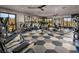Bright and spacious gym featuring state-of-the-art equipment and panoramic views at 4269 Solace St # 0, Las Vegas, NV 89135