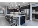 Well-equipped kitchen with a large island and modern stainless steel appliances at 4269 Solace St # 0, Las Vegas, NV 89135