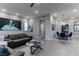 Open-concept living room with modern decor and plenty of natural light at 4269 Solace St # 0, Las Vegas, NV 89135