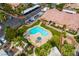 Complex overview, showing pool, parking, and buildings at 5751 E Hacienda Ave # 118, Las Vegas, NV 89122