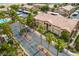 Complex overview; gated entrance and building layout at 5751 E Hacienda Ave # 118, Las Vegas, NV 89122