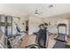 Well-equipped fitness center with treadmills, elliptical, and weight machines at 5751 E Hacienda Ave # 118, Las Vegas, NV 89122