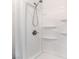Clean shower stall with built-in shelving at 6701 Squaw Mountain Dr # 203, Las Vegas, NV 89130