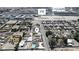 An aerial view of a home in a neighborhood, near the 215 and I-11/US95 freeways at 7390 W Rome Blvd, Las Vegas, NV 89131