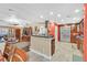 Modern kitchen with stainless steel appliances and dark wood cabinets at 7390 W Rome Blvd, Las Vegas, NV 89131