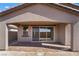 Charming covered patio with brick pavers, offering a relaxing outdoor space at 745 Black Palace St, Henderson, NV 89011