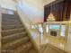 Open concept living room featuring vaulted ceilings and lots of natural light at 7633 Winterthur Ct, Las Vegas, NV 89129
