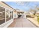 Covered patio with seating area and access to backyard at 1010 Legacy Dr, Boulder City, NV 89005