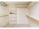 Large walk-in closet with ample shelving and hanging space at 1010 Legacy Dr, Boulder City, NV 89005