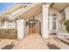 Inviting house entrance with double doors and brick pathway at 1010 Legacy Dr, Boulder City, NV 89005