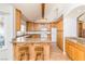 Spacious kitchen with granite countertops and oak cabinets at 1010 Legacy Dr, Boulder City, NV 89005