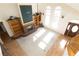 Open living room with fireplace and built-in shelving at 1010 Legacy Dr, Boulder City, NV 89005