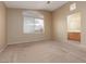 Bright bedroom with access to bathroom at 10540 Beachwalk Pl, Las Vegas, NV 89144