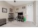 Well-lit bedroom with a workspace and ample storage at 10936 White Alder Pl, Las Vegas, NV 89138