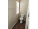 Small bathroom with toilet and tile flooring at 11185 Saddle Iron St, Las Vegas, NV 89179