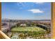 Panoramic view of city landscape including a golf course at 125 E Harmon Ave # 1702, Las Vegas, NV 89109